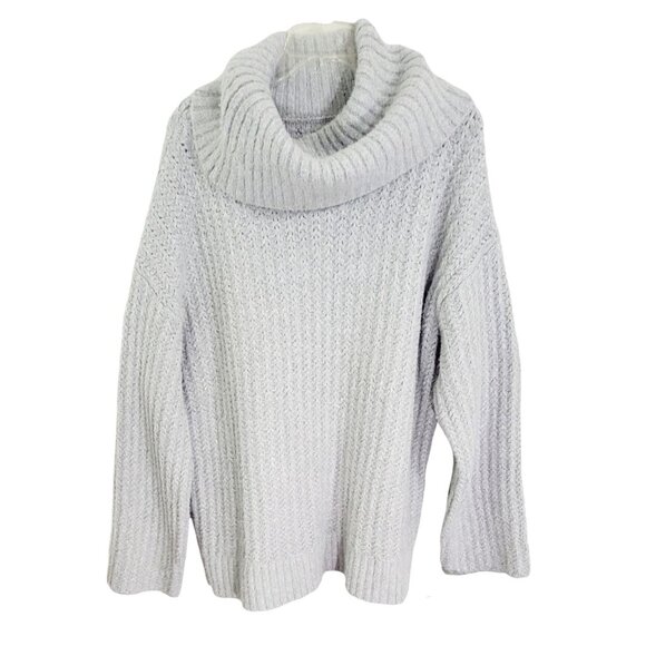 Maeve By Anthropologie Womens‎ Gray Rib Knit Sweater Cowl Neck Pullover S… - Picture 1 of 9